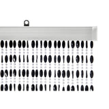 Wicotex rideau anti-mouches charlotte 90x220cm noir