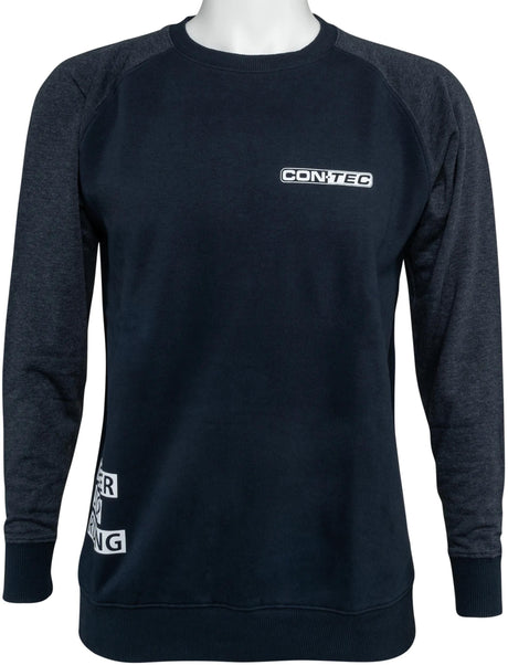 Contec sweat manches longues Never Stop Riding ct sweat Never Stop Riding taille s bleu gris