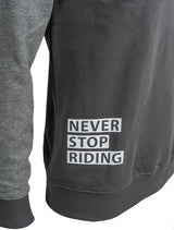 Contec sweat manches longues never stop riding ct swaetshirt never stop riding taille xxl