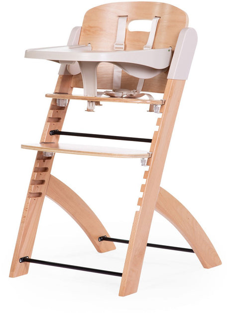 Childhome - chaise d'éveil evosit avec tablette mangeoire - chaise haute réglable et élégante - de 6m - 0 à 85kg