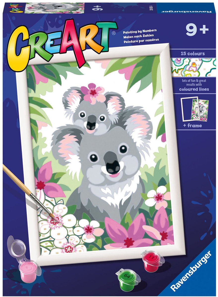 Ravensburger Creart Painting au numéro - Koala Schatjes