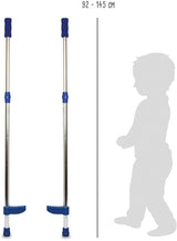 Petit pied - métal stelten bleu réglable, 145 cm