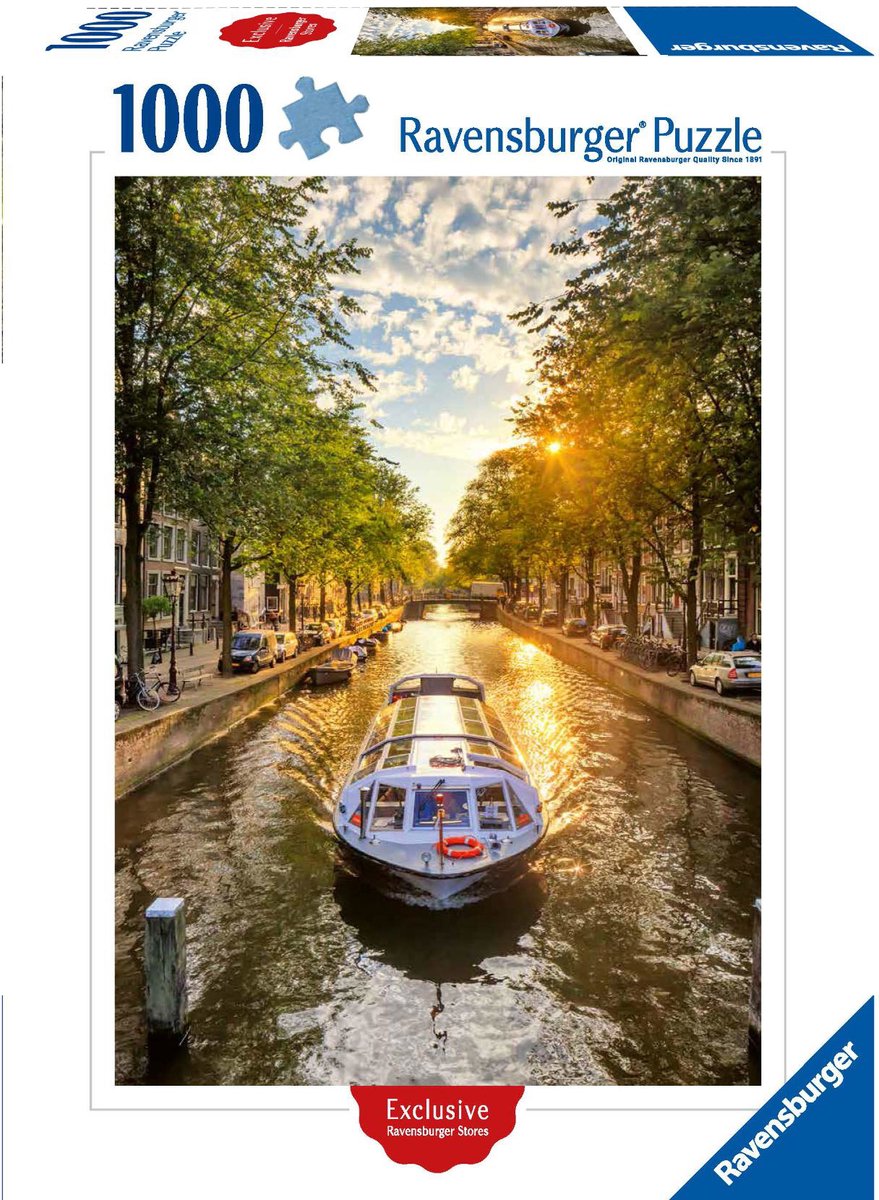 Ravensburger puzzle Amsterdam croisière 1000 pièces