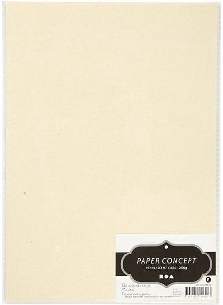 Entreprise créative https: www.ccobby.nl carton nacre-feuille-a4-210x297-mm-250-gr-beige-mother-of-pearl-10-sheet-1-box