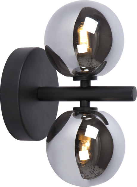 Lucide tycho - applique - 2xg9 - noir