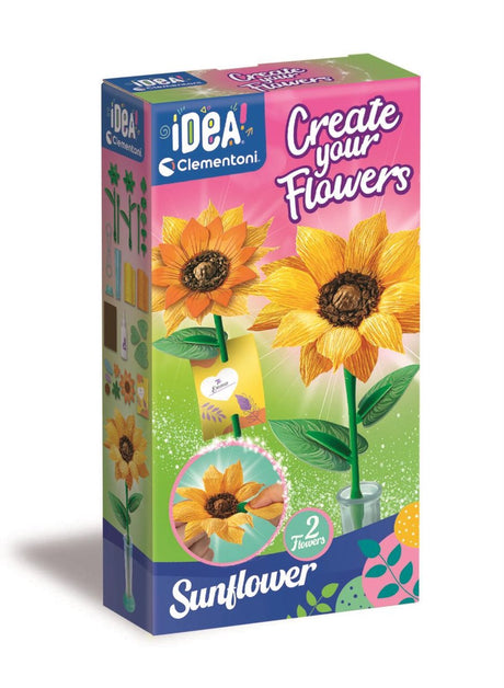 Clementoni idea maak je eigen bloemen - zonnebloem
