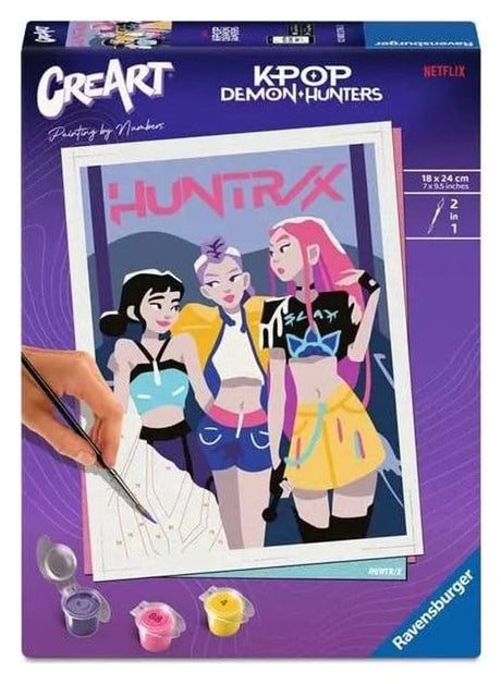 Ravensburger - creart - peinture par numéros - kpop chasseurs de démons huntr x