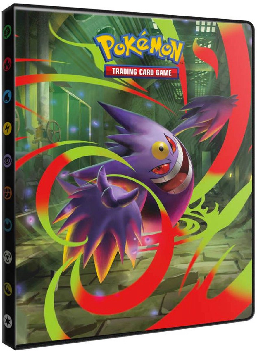Pokémon pokã©mon - me02 - flammes fantasmatiques - portefeuille 4 pochettes