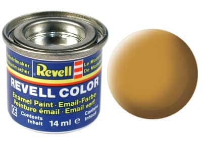 Peinture Revell pour maquette numéro 88 marron ocre mat