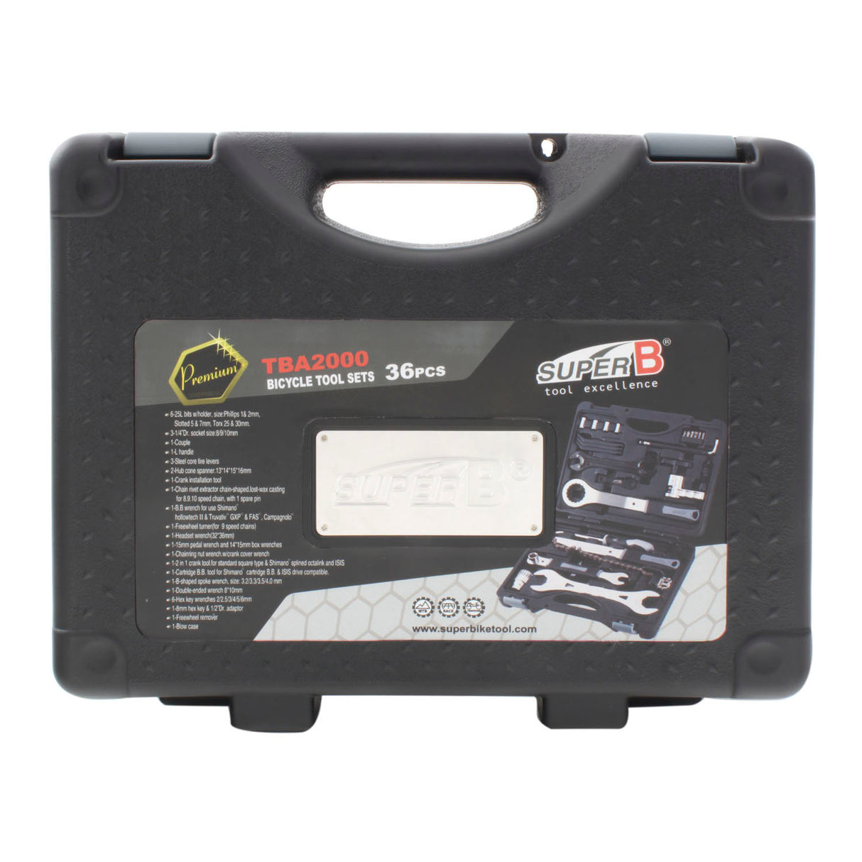 Case d'outils Super-B 36 pièces