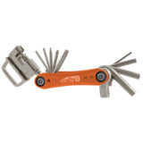 Multitool TB-FD40 17 fonctions 73 x 45 mm en acier inoxydable orange