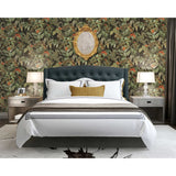 Papier peint Dutch wallcoverings oiseau de paradis noir