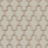 Papier peint Dutch wallcoverings géométrique doré et vert