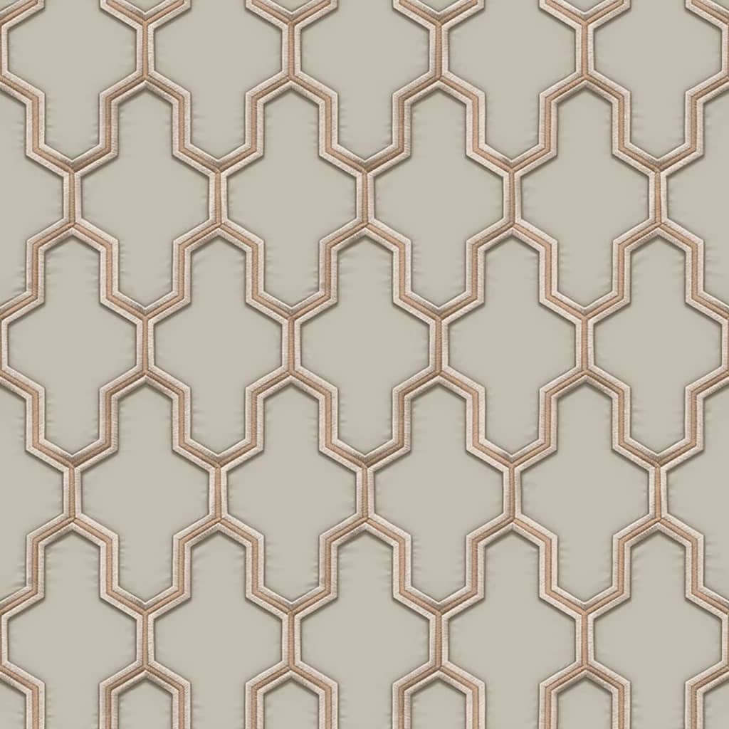 Dutch wallcoverings dutch wallcoverings behang geometric goudkleurig en groen