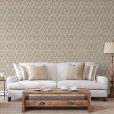 Papier peint Dutch wallcoverings géométrique doré et vert