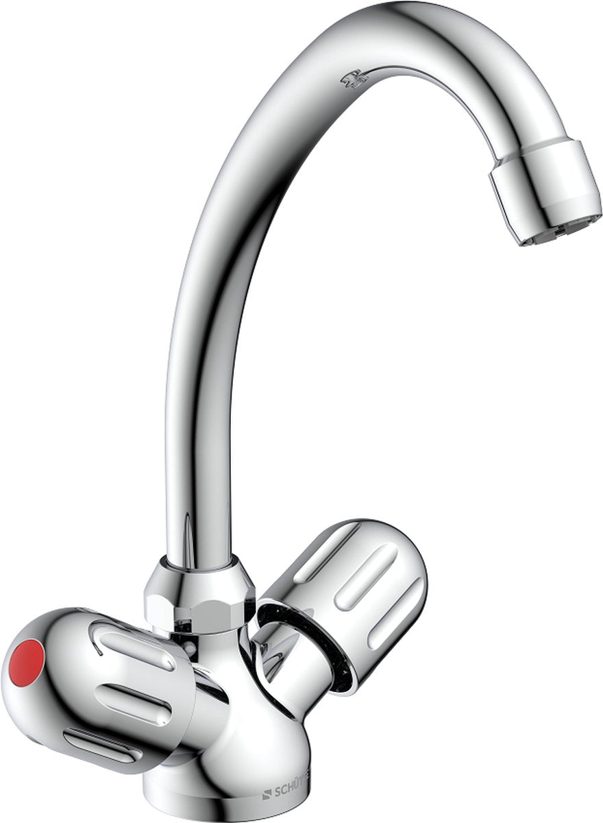 Schütte Two-Button Mixer Peruzzi Chrome à basse pression -colore