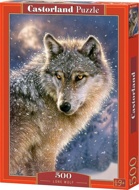 Selecta castorland puzzle loup solitaire, 500 pcs.