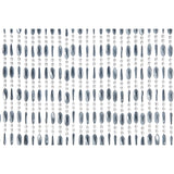 Wicotex rideau anti-mouches charlotte 100x240cm gris