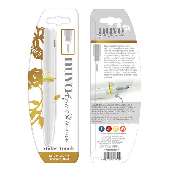 Nuvo par Tonic Studios Nuvo • Stylo miroitant aqua Midas Touch