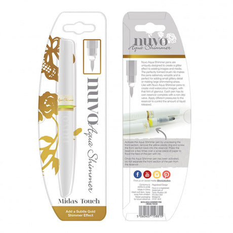 Nuvo par Tonic Studios Nuvo • Stylo miroitant aqua Midas Touch