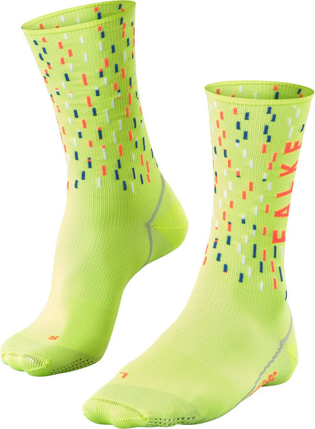 Falke bc chaussettes de cyclisme en matériau fonctionnel anti-ampoules unisexe jaune - taille 39-41