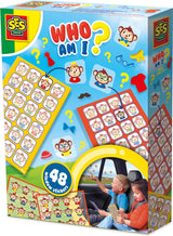 Mais qui suis-je ? - autocollant de fenêtre de jeu de voyage