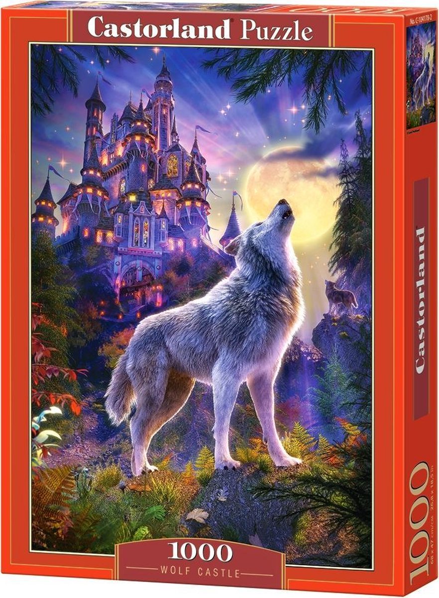 Château des loups de Castorland – puzzle – 1 000 pièces – finition satinée – ajustement parfait – qualité européenne