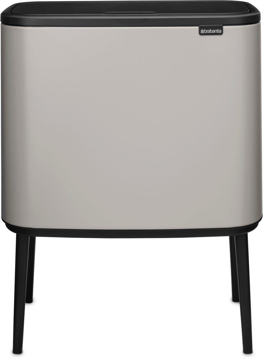 Poubelle Brabantia bo touch bin - 36 litres - 1 compartiment - gris soft