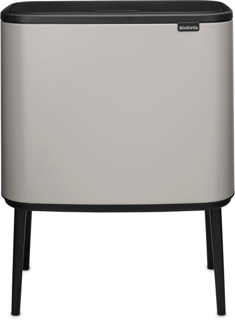 Poubelle Brabantia bo touch bin - 36 litres - 1 compartiment - gris soft