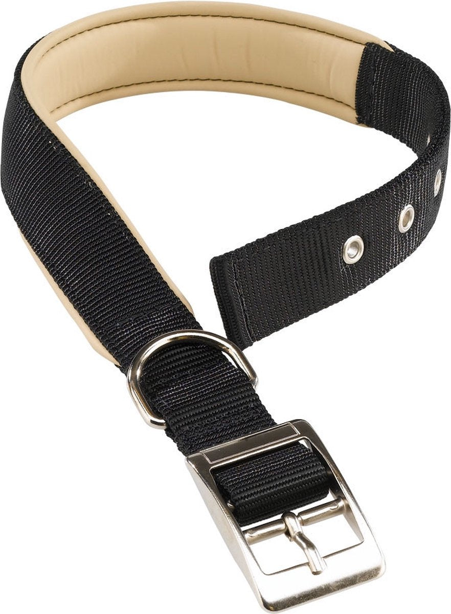 Ferplast collier pour chien daytona 53 x 2,5 cm acier nylon noir