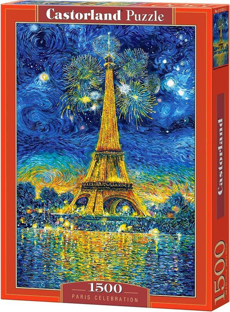 Castorland paris célébration – puzzle – 1 500 pièces – finition satinée – ajustement parfait – qualité européenne