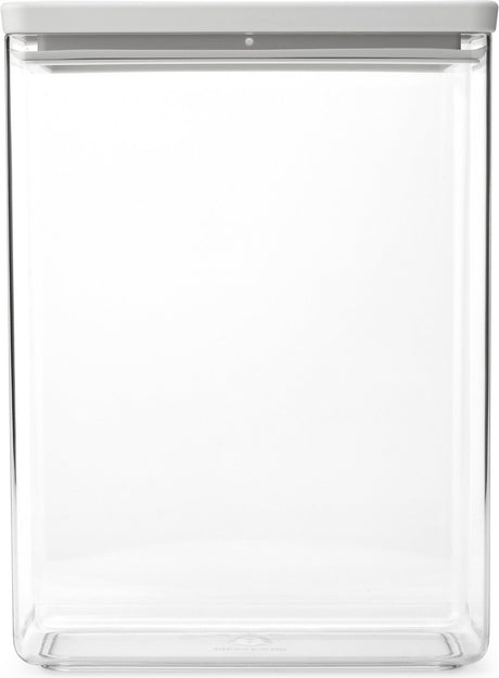Boîte de conservation Brabantia savoureux+ - empilable - 5,4 l - gris clair
