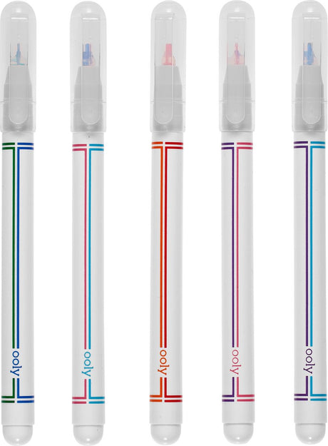 Ooly - see double - surligneurs fins à double pointe - 5 pièces