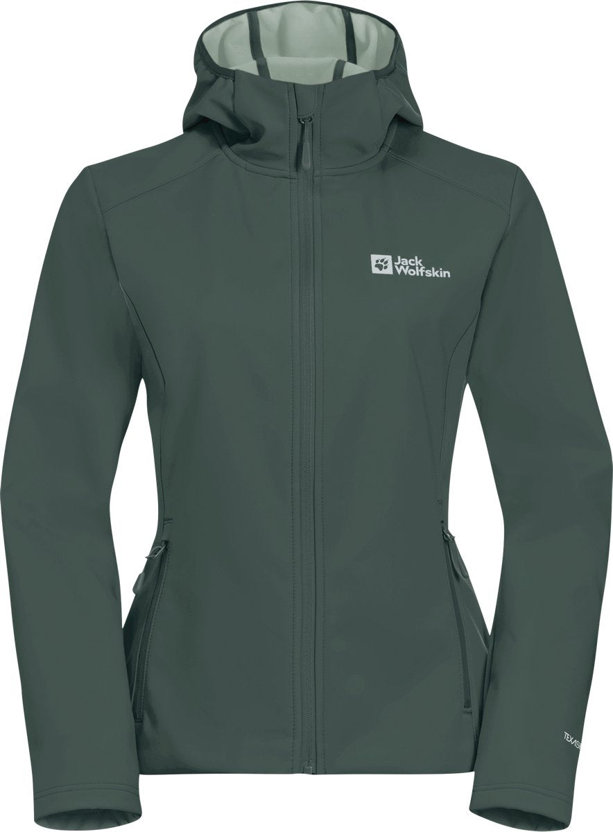 Jack wolfskin bornberg hoody w veste outdoor femme - sagoutier