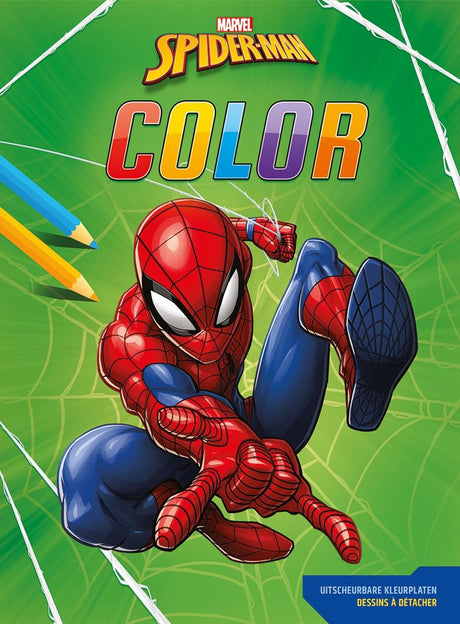 Bloc de couleur de couleur Deltas Marvel Spider-Man