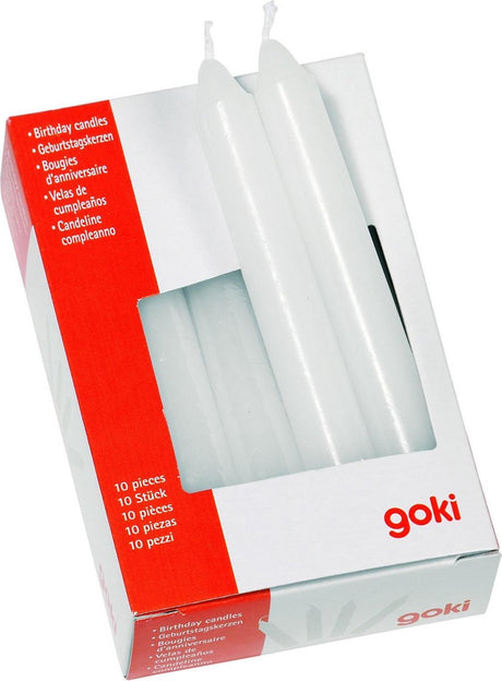 Bougies d'anniversaire Goki, 10 pcs.