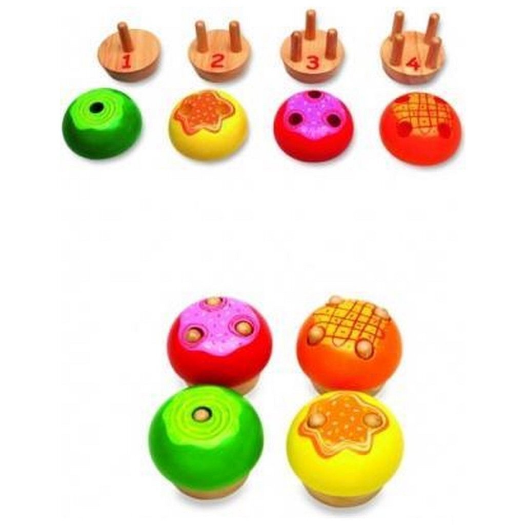 Pintoy p07511 puzzle gâteau en bois