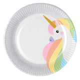 Papstar assiettes licorne carton ø23cm 10 pcs