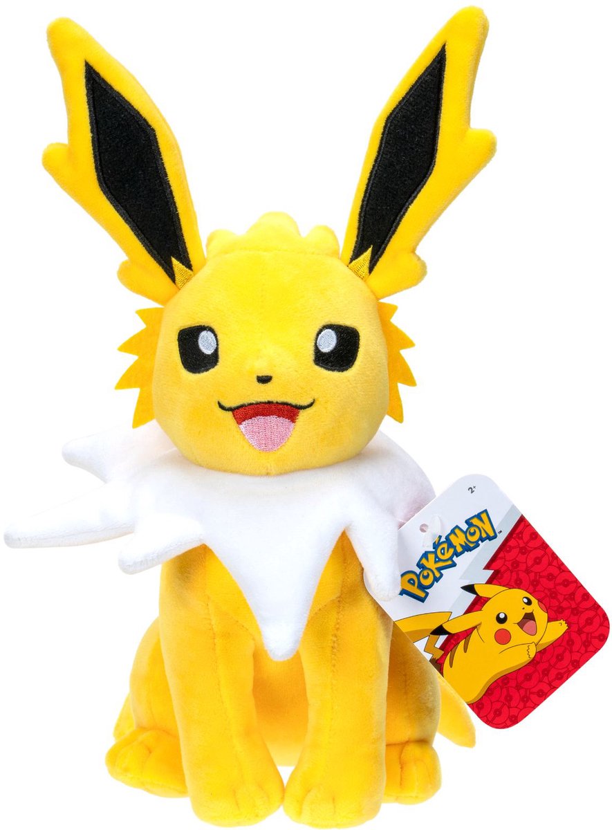Pokémon Jazwares - peluche 20 cm - jolteon