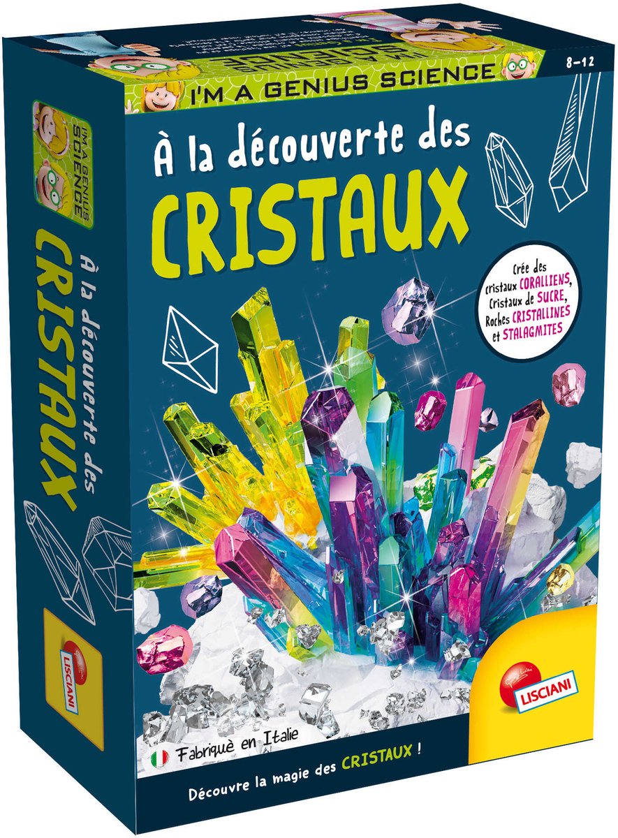 Lisciani je suis un génie de la science de poche - à la découverte des cristaux