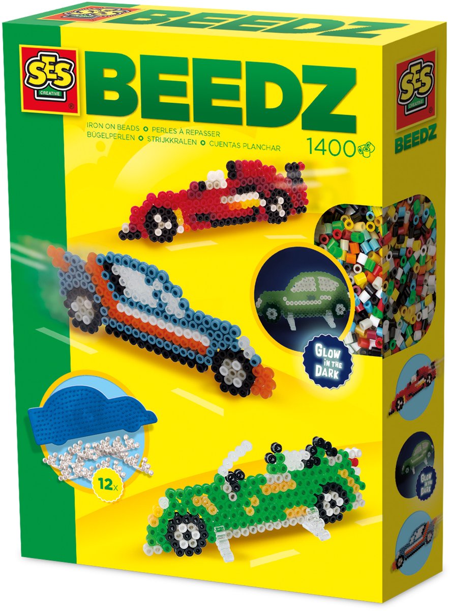 Ses creative ses set de perles à repasser - voiture