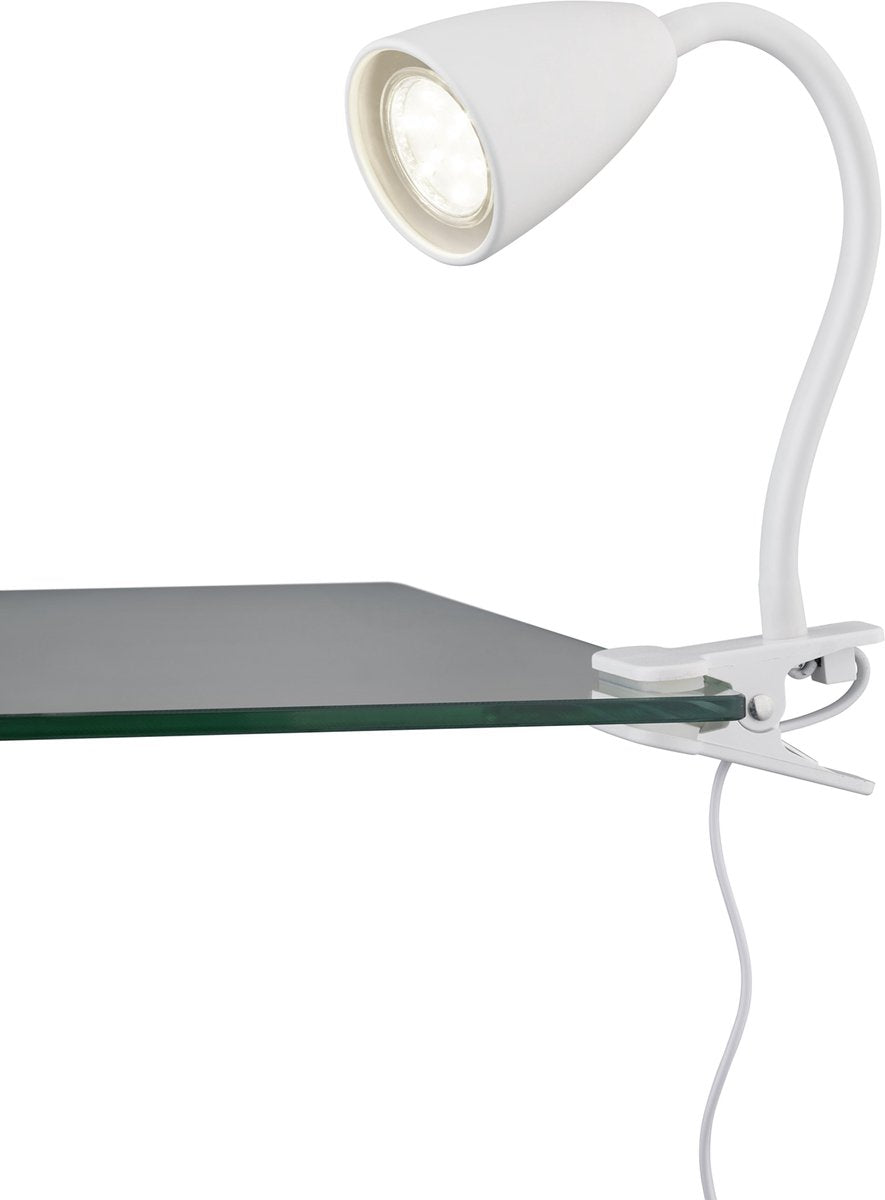 Lampe à pince Trio Wanda - blanc mat