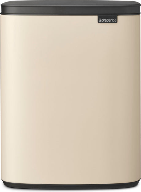 Poubelle Brabantia bo - 12 litres - beige doux