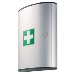 Armoire de premiers secours durable 1974-23 30x11,8x40cm aluminium argent