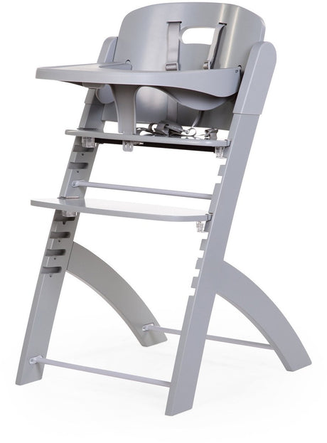 Childhome evosit - chaise haute - chaise bébé - chaise de croissance + tablette alimentaire - gris pierre