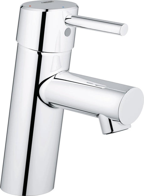Robinet pour lavabo Grohe concetto - chrome - économie d'eau