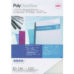 Couverture de reliure Gbc haute brillance 300 microns dépolie