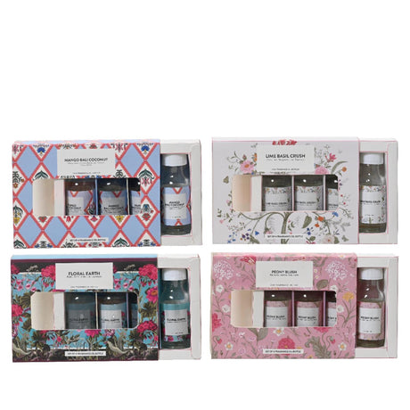 Huile parfumée Decoris 15 ml lot de 4 les mêmes parfums dans un emballage cadeau