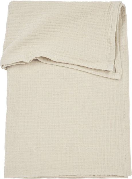 Drap de berceau Meyco baby uni - hydrophile prélavé - sable doux - 75x100cm - 0,3 tog