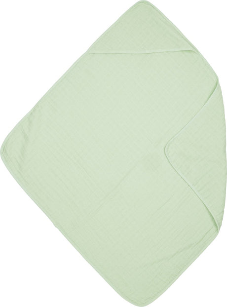 Cape de bain Meyco baby uni - hydrophile - vert tendre - 80x80cm